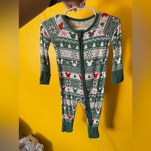 Little Sleepies Christmas Mickey Fair Isle (retired print)